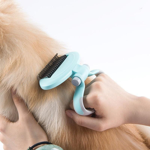 Dog Grooming Comb Knot - Gentle Pet Combs for Grooming - Blue