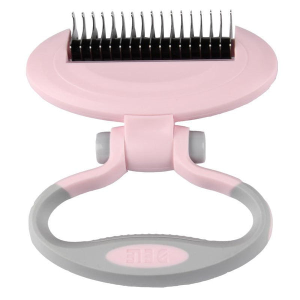 Dog Grooming Comb Knot - Gentle Pet Combs for Grooming - Pink