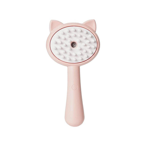 Steam Cat Hair Removal Brush | Pet Hair Remover - Pink