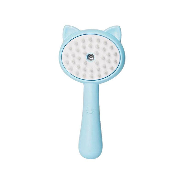 Steam Cat Hair Removal Brush | Pet Hair Remover - Blue