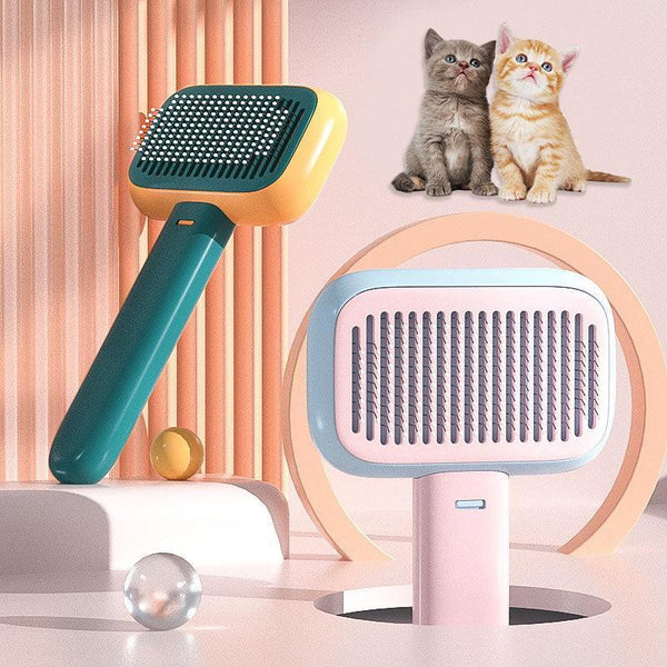 One Click Pets Hair Brush | Grooming Tool for Dogs & Cats